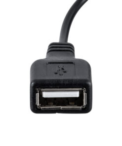 GloboStar® 79791 Box Τροφοδοσίας για Γιρλάντες LED USB 2.0 DC 5V με Μπαταρίες 3 x AA (Δεν Περιλαμβάνονται) & Διακόπτη On/Off – Μαύρο