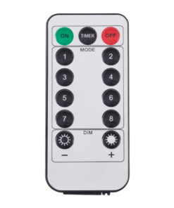 GloboStar® 79795 Διακοσμητική Γιρλάντα Μπαταρίας (3xAAA Δεν Περιλαμβάνονται) 200 LED 3 Watt και Ασύρματο Χειριστήριο 8 Προγραμμάτων Φωτισμού Dimmable Θερμό Λευκό 3000K