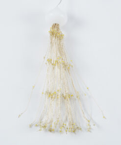 GloboStar® 79796 ΣΕΤ 2 x Διακοσμητικές Γιρλάντες Μπαταρίας (2x 3xAAA Δεν Περιλαμβάνονται) 200+200 LED 3+3 Watt και Ασύρματο Χειριστήριο 8 Προγραμμάτων Φωτισμού Dimmable Θερμό Λευκό 3000K