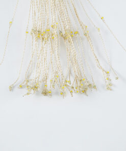 GloboStar® 79796 ΣΕΤ 2 x Διακοσμητικές Γιρλάντες Μπαταρίας (2x 3xAAA Δεν Περιλαμβάνονται) 200+200 LED 3+3 Watt και Ασύρματο Χειριστήριο 8 Προγραμμάτων Φωτισμού Dimmable Θερμό Λευκό 3000K