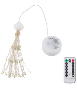 GloboStar® 79797 Διακοσμητική Γιρλάντα Μπαταρίας (3xAAA Δεν Περιλαμβάνονται) 200 LED 3 Watt και Ασύρματο Χειριστήριο 8 Προγραμμάτων Φωτισμού Dimmable Πολύχρωμο RGB