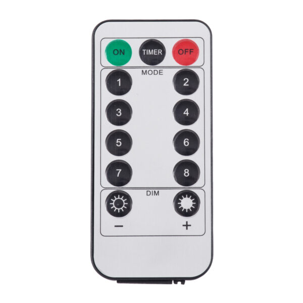 GloboStar® 79798 ΣΕΤ 2 x Διακοσμητικές Γιρλάντες Μπαταρίας (2x 3xAAA Δεν Περιλαμβάνονται) 200+200 LED 3+3 Watt και Ασύρματο Χειριστήριο 8 Προγραμμάτων Φωτισμού Dimmable Πολύχρωμο RGB