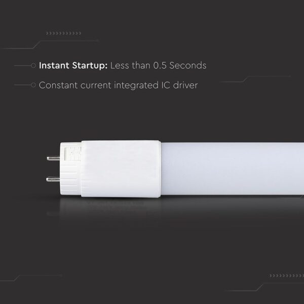 LED Λάμπα T8 G13 60cm 7.5W V-TAC Samsung Chip Rotation 850lm 160° Θερμό 3000K – 21798