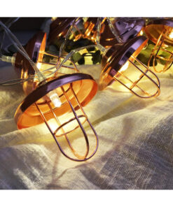 79808 Διακοσμητική Γιρλάντα Bronze Lamp 3 Μέτρα με Διακόπτη On/Off – 20 LED 2W με Μπαταρίες 3xAA & Διάφανο Καλώδιο IP20 Θερμό Λευκό 2700K Μ3m