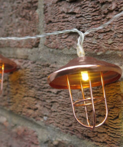 79810 Διακοσμητική Γιρλάντα Bronze Lamp 3 Μέτρα με Διακόπτη On/Off – 20 LED 2W DC 5V με USB & Διάφανο Καλώδιο IP20 Θερμό Λευκό 2700K Μ3m