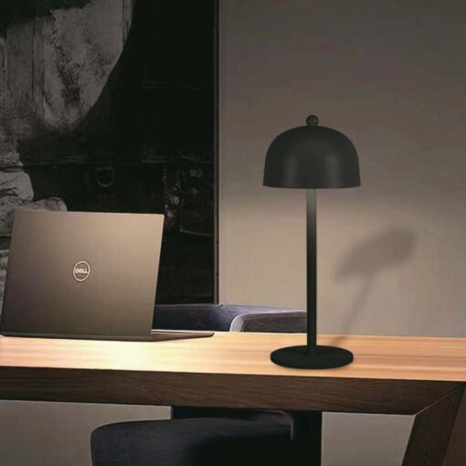 LED Επαναφορτιζόμενο Πορτατίφ V-TAC Μαύρο Σώμα Dimmable CCT – 7985