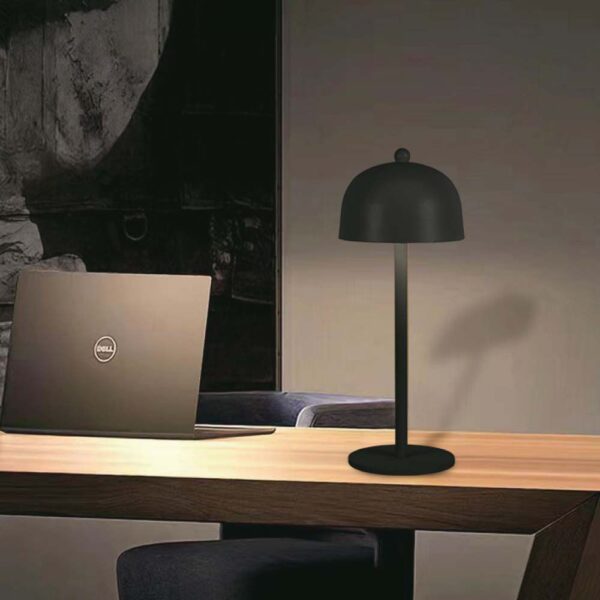 LED Επαναφορτιζόμενο Πορτατίφ V-TAC Μαύρο Σώμα Dimmable CCT – 7985