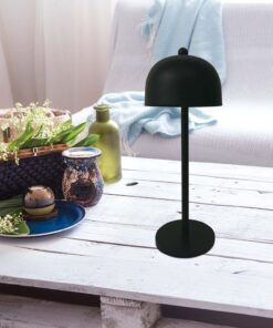 LED Επαναφορτιζόμενο Πορτατίφ V-TAC Μαύρο Σώμα Dimmable CCT – 7985