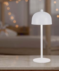 LED Επαναφορτιζόμενο Πορτατίφ V-TAC Λευκό Σώμα Dimmable CCT – 7986