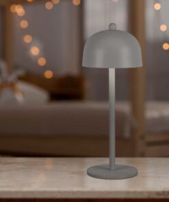 LED Επαναφορτιζόμενο Πορτατίφ V-TAC Γκρι Σώμα Dimmable CCT – 7987