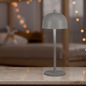 LED Επαναφορτιζόμενο Πορτατίφ V-TAC Γκρι Σώμα Dimmable CCT – 7987