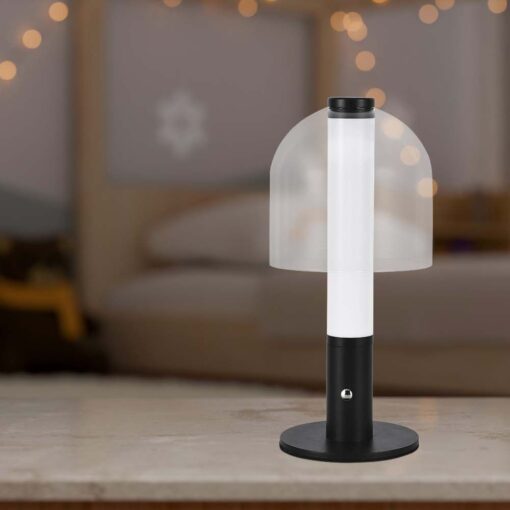 LED Επαναφορτιζόμενο Πορτατίφ V-TAC Dimmable με Μαύρο Σώμα CCT – 7988