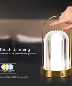 Φωτιστικό γραφείου LED 1W Eπαναφορτιζόμενο Χρυσό Χρώμα Dimmable V-TAC – 7989