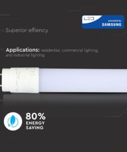 LED Λάμπα T8 G13 150cm 24W V-TAC PRO Samsung Chip 160° 3000lm Ψυχρό 6500K – 21675