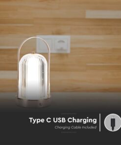 Φωτιστικό γραφείου LED 1W Eπαναφορτιζόμενο Mπρονζέ Χρώματος Dimmable V-TAC – 7991