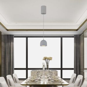 LED κρεμαστό φωτιστικό οροφής 8.5W 3000K θερμό λευκό με γκρι σώμα V-TAC – 7992