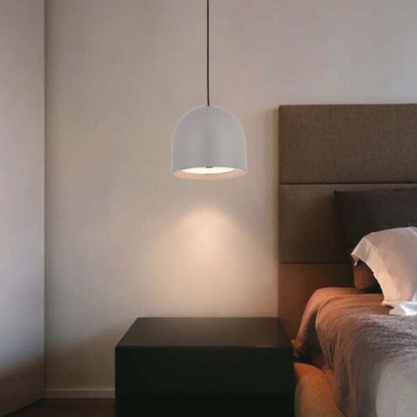 LED κρεμαστό φωτιστικό οροφής 8.5W 3000K θερμό λευκό με γκρι σώμα V-TAC – 7992