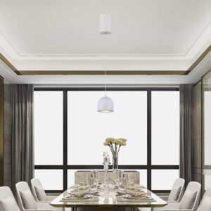 LED κρεμαστό φωτιστικό οροφής 8.5W 3000K θερμό λευκό με λευκό σώμα V-TAC – 7993