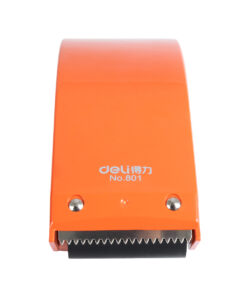 GloboStar® 79950 Επαγγελματική Μηχανή Ταινίας Συσκευασίας Χειρός DELI Φ8.5 x Υ9cm – Πορτοκαλί