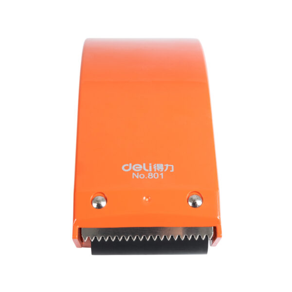GloboStar® 79950 Επαγγελματική Μηχανή Ταινίας Συσκευασίας Χειρός DELI Φ8.5 x Υ9cm – Πορτοκαλί