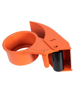 GloboStar® 79950 Επαγγελματική Μηχανή Ταινίας Συσκευασίας Χειρός DELI Φ8.5 x Υ9cm – Πορτοκαλί