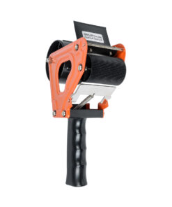 GloboStar® 79951 Επαγγελματική Μηχανή Ταινίας Συσκευασίας Χειρός DELI Μ16.5 x Π7.8 x Υ24cm – Πορτοκαλί & Μαύρο