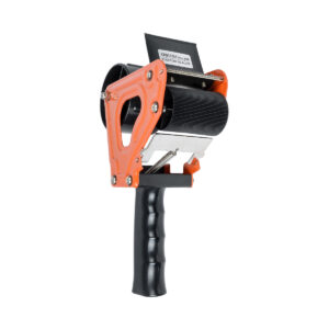 GloboStar® 79951 Επαγγελματική Μηχανή Ταινίας Συσκευασίας Χειρός DELI Μ16.5 x Π7.8 x Υ24cm – Πορτοκαλί & Μαύρο