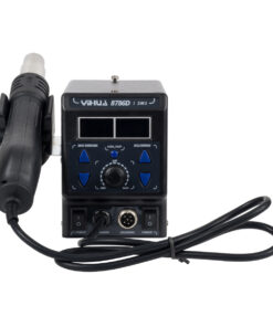 GloboStar® 79972 Ψηφιακός Σταθμός Συγκόλλησης 2in1 με Ψηφιακή Οθόνη – Κολλητήρι – Πιστόλι Θερμού Αέρα Hot Air Soldering Welding Gun και PID Προγραμματιζόμενο Σύστημα Ελέγχου Θερμοκρασίας – 1200W