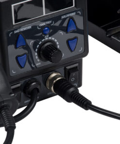 GloboStar® 79972 Ψηφιακός Σταθμός Συγκόλλησης 2in1 με Ψηφιακή Οθόνη – Κολλητήρι – Πιστόλι Θερμού Αέρα Hot Air Soldering Welding Gun και PID Προγραμματιζόμενο Σύστημα Ελέγχου Θερμοκρασίας – 1200W