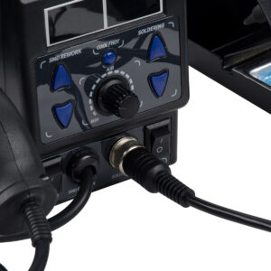 GloboStar® 79972 Ψηφιακός Σταθμός Συγκόλλησης 2in1 με Ψηφιακή Οθόνη – Κολλητήρι – Πιστόλι Θερμού Αέρα Hot Air Soldering Welding Gun και PID Προγραμματιζόμενο Σύστημα Ελέγχου Θερμοκρασίας – 1200W