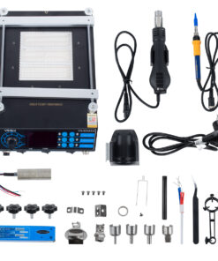 GloboStar® 79973 Ψηφιακός Σταθμός Συγκόλλησης 3in1 με Ψηφιακή Οθόνη – Κολλητήρι – Πιστόλι Θερμού Αέρα Hot Air Soldering Welding Gun – Φούρνος Πλακετών Solder Preheat Welding Oven PCB και PID Προγραμματιζόμενο Σύστημα Ελέγχου Θερμοκρασίας – 1200W