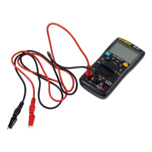 GloboStar® 79975 Ψηφιακό Φορητό Πολύμετρο Data Retantion True RMS Intelligent Automation Μπαταρίας 2 x AAA (Δεν Περιλαμβάνονται) Μετρητής Τάσης AC/DC – Θερμοκρασία – Αμπερόμετρο – Voltmeter – Καπασιτόμετρο – Ohm – Μαύρο