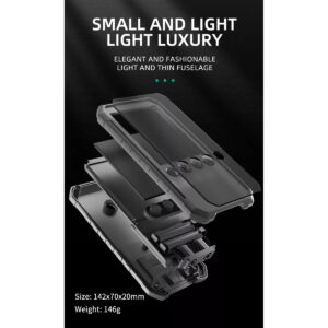 GloboStar® 79976 Ψηφιακό Φορητό Πολύμετρο Data Retantion True RMS Intelligent Automation AI Μπαταρίας 2 x AAA (Δεν Περιλαμβάνονται) με Οπίσθιο Φωτισμό Μετρητής Τάσης AC/DC – Θερμοκρασία – Αμπερόμετρο – Voltmeter – Καπασιτόμετρο – Ohm – Μαύρο