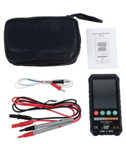 GloboStar® 79976 Ψηφιακό Φορητό Πολύμετρο Data Retantion True RMS Intelligent Automation AI Μπαταρίας 2 x AAA (Δεν Περιλαμβάνονται) με Οπίσθιο Φωτισμό Μετρητής Τάσης AC/DC – Θερμοκρασία – Αμπερόμετρο – Voltmeter – Καπασιτόμετρο – Ohm – Μαύρο