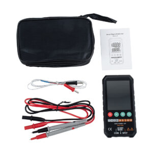 GloboStar® 79976 Ψηφιακό Φορητό Πολύμετρο Data Retantion True RMS Intelligent Automation AI Μπαταρίας 2 x AAA (Δεν Περιλαμβάνονται) με Οπίσθιο Φωτισμό Μετρητής Τάσης AC/DC – Θερμοκρασία – Αμπερόμετρο – Voltmeter – Καπασιτόμετρο – Ohm – Μαύρο