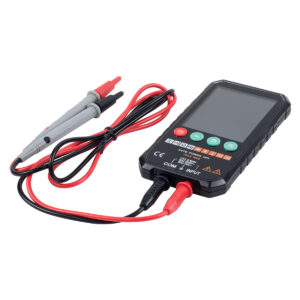 GloboStar® 79976 Ψηφιακό Φορητό Πολύμετρο Data Retantion True RMS Intelligent Automation AI Μπαταρίας 2 x AAA (Δεν Περιλαμβάνονται) με Οπίσθιο Φωτισμό Μετρητής Τάσης AC/DC – Θερμοκρασία – Αμπερόμετρο – Voltmeter – Καπασιτόμετρο – Ohm – Μαύρο