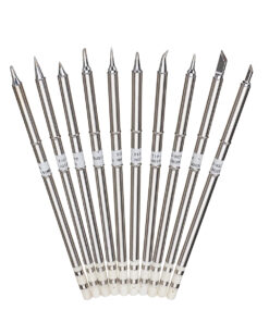 GloboStar® 79977 Drillpro T12 ΣΕΤ 10 Κεφαλών για Κολλητήρι – Σταθμού Συγκόλλησης Συμβατές με Μοντέλα HAKKO FX951 & FX952 και για Άλλα Μοντέλα