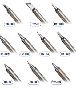 GloboStar® 79977 Drillpro T12 ΣΕΤ 10 Κεφαλών για Κολλητήρι – Σταθμού Συγκόλλησης Συμβατές με Μοντέλα HAKKO FX951 & FX952 και για Άλλα Μοντέλα