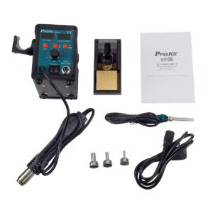 GloboStar® 79979 ProsKit SS-979 Ψηφιακός Σταθμός Συγκόλλησης 2in1 με Dual Digital Ψηφιακή Οθόνη – Κολλητήρι – Πιστόλι Θερμού Αέρα Hot Air Soldering Welding Gun και PID Προγραμματιζόμενο Σύστημα Ελέγχου Θερμοκρασίας – 760W