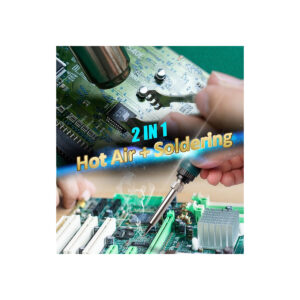 GloboStar® 79979 ProsKit SS-979 Ψηφιακός Σταθμός Συγκόλλησης 2in1 με Dual Digital Ψηφιακή Οθόνη – Κολλητήρι – Πιστόλι Θερμού Αέρα Hot Air Soldering Welding Gun και PID Προγραμματιζόμενο Σύστημα Ελέγχου Θερμοκρασίας – 760W