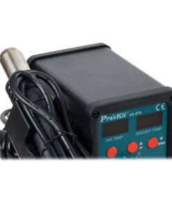 GloboStar® 79979 ProsKit SS-979 Ψηφιακός Σταθμός Συγκόλλησης 2in1 με Dual Digital Ψηφιακή Οθόνη – Κολλητήρι – Πιστόλι Θερμού Αέρα Hot Air Soldering Welding Gun και PID Προγραμματιζόμενο Σύστημα Ελέγχου Θερμοκρασίας – 760W