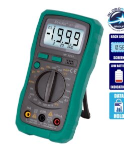 GloboStar® 79982 Ψηφιακό Πολύμετρο Proskit MT-1210 με Θήκη Προστασίας – Οθόνη 3 ½ – Buzzer και Βοηθητικό Φωτισμό