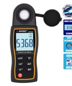 GloboStar® 79983 Ψηφιακός Μετρητής Έντασης Φωτισμού SNDWAY SW-582 με έλεγχο 0 έως 200000 lux