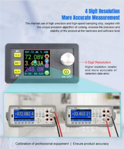 GloboStar® 79984 DPS5020-USB-BT Ψηφιακό Δοκιμαστικό Εργαλείο Ηλεκτρονικού/Τεχνικού Τμήματος Ρυθμιζόμενης Τάσης & Ampere – Βολτόμετρο/Αμπερόμετρο/Βατόμετρο Μετατροπέας με LCD Οθόνη Max Output 0-20A/DC 0-50V/0-1000W με Micro USB & Βluetooth APP