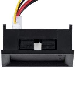 GloboStar® 79988 Όργανο Μέτρησης Τάσης Βολτόμετρο – Αμπερόμετρο με Οθόνη LED Display DC 0 έως 100V – Ampere 0 έως 9.99A Κόκκινο Πορτοκαλί Μ5 x Π1.5 x Υ3cm