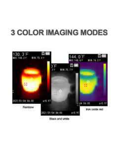 GloboStar® 79989 Θερμοκάμερα Χειρός -10°C – 400°C 32×32 Pixel Οθόνη 2.4 TFT LCD 2 Megapixel HD Επαναφορτιζόμενη με Μπαταρία Li-ion 2600mAh & Καλώδιο Φόρτισης Micro USB Interface – 8GB Micro TF Card