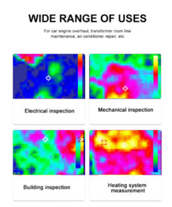 GloboStar® 79989 Θερμοκάμερα Χειρός -10°C – 400°C 32×32 Pixel Οθόνη 2.4 TFT LCD 2 Megapixel HD Επαναφορτιζόμενη με Μπαταρία Li-ion 2600mAh & Καλώδιο Φόρτισης Micro USB Interface – 8GB Micro TF Card