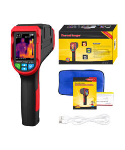 GloboStar® 79989 Θερμοκάμερα Χειρός -10°C – 400°C 32×32 Pixel Οθόνη 2.4 TFT LCD 2 Megapixel HD Επαναφορτιζόμενη με Μπαταρία Li-ion 2600mAh & Καλώδιο Φόρτισης Micro USB Interface – 8GB Micro TF Card