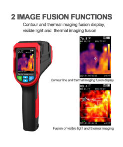 GloboStar® 79989 Θερμοκάμερα Χειρός -10°C – 400°C 32×32 Pixel Οθόνη 2.4 TFT LCD 2 Megapixel HD Επαναφορτιζόμενη με Μπαταρία Li-ion 2600mAh & Καλώδιο Φόρτισης Micro USB Interface – 8GB Micro TF Card