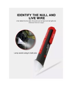 GloboStar 79991 Επαγγελματικός Ανιχνευτής Τάσης ΑC – Voltage Detector Χωρίς Επαφή 50-1000V με Φακό LED – Ένδειξη LED – Ένδειξη Ισχύος Σήματος – Εργαλείο Ηλεκτρολόγου